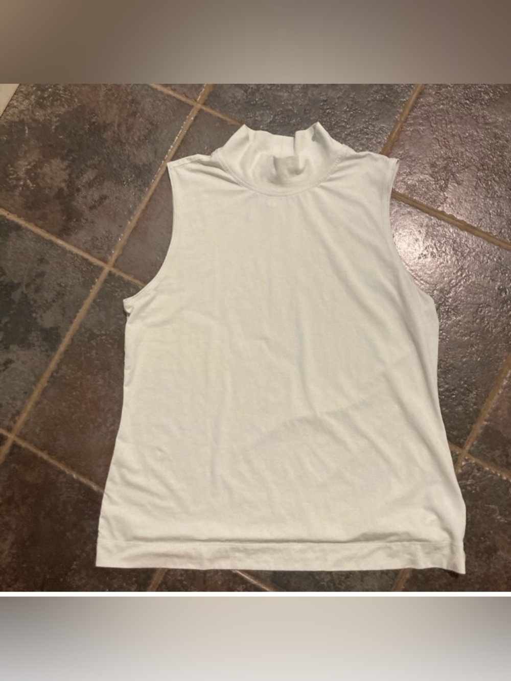 Athleta Sleeveless Seamless Mock Neck Women’s Top Size L